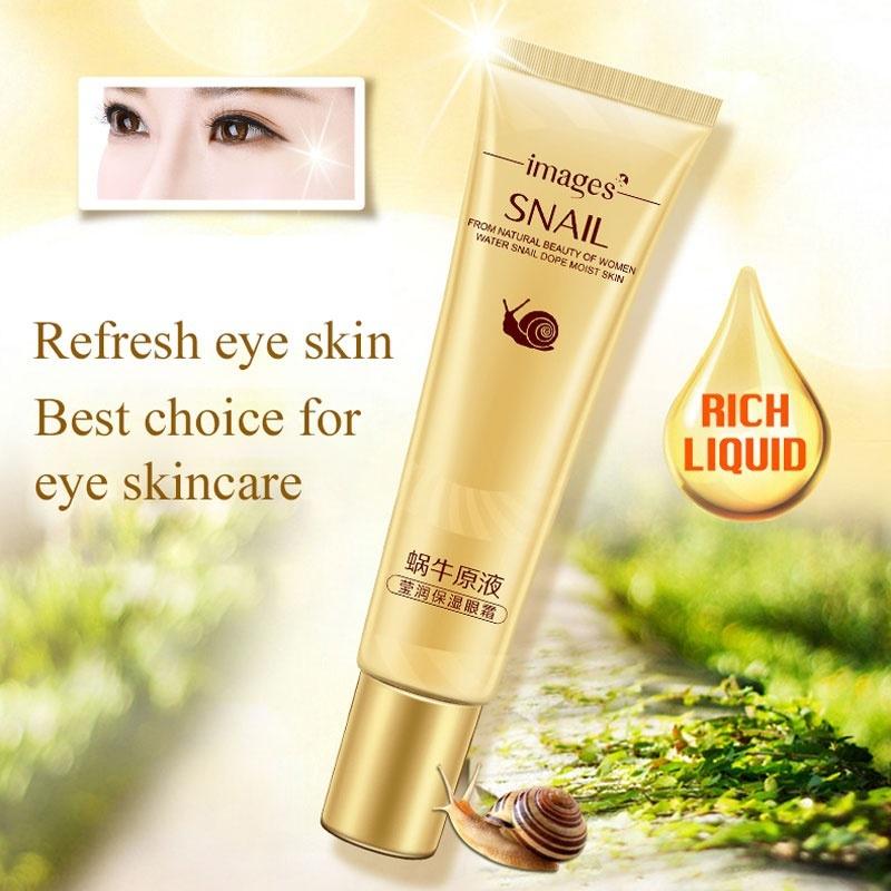 Snail Extract and Eye Bag Hyaluronic Acid Eye Cream Remove Dark Circles Facial Care