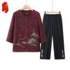 Elderly Women's New Chinese Style Spring/Autumn Casual Set