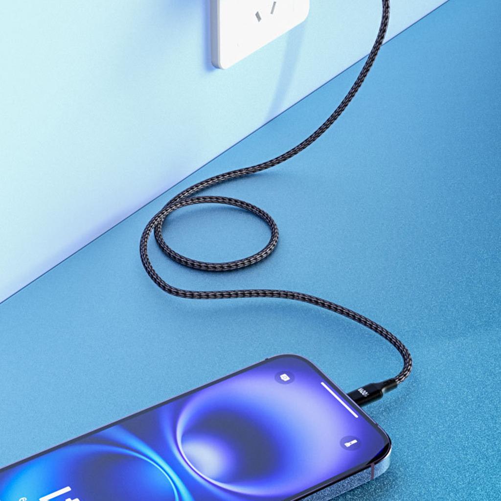 PD100W Charging USB C Cable Type C To Type C 1M Fast Charging Wire Nylon Braided For Mobile Devices