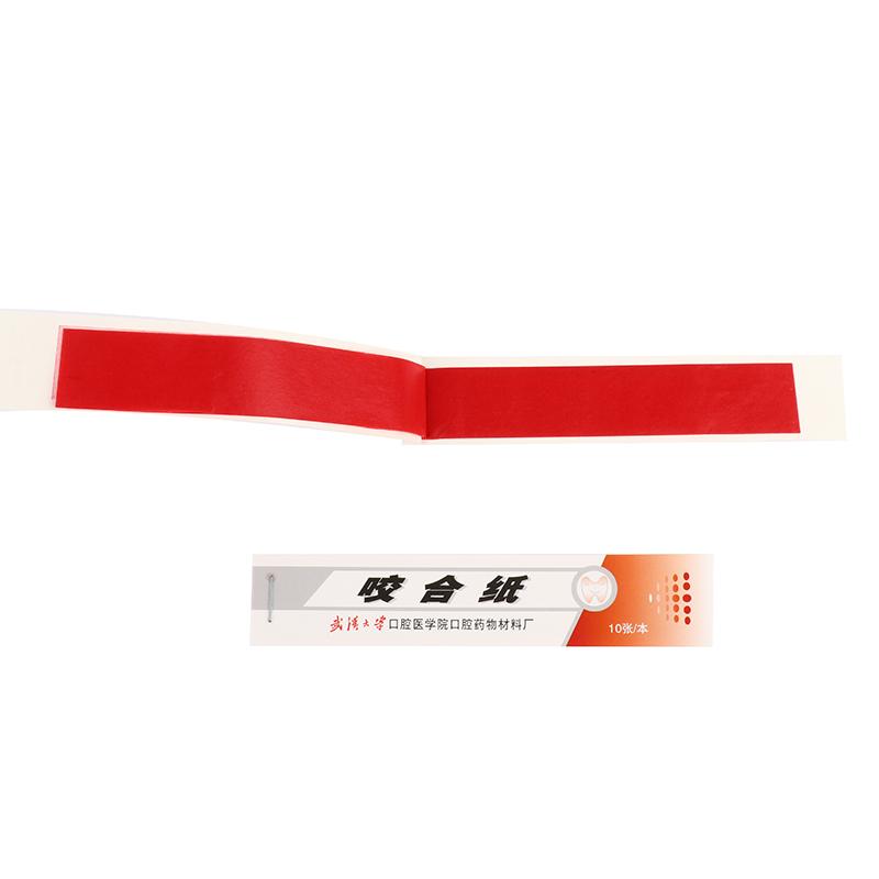 

200 листов/коробки стоматологическая красная артикулирующая бумага обнажает материал лаборатории стоматологии устный