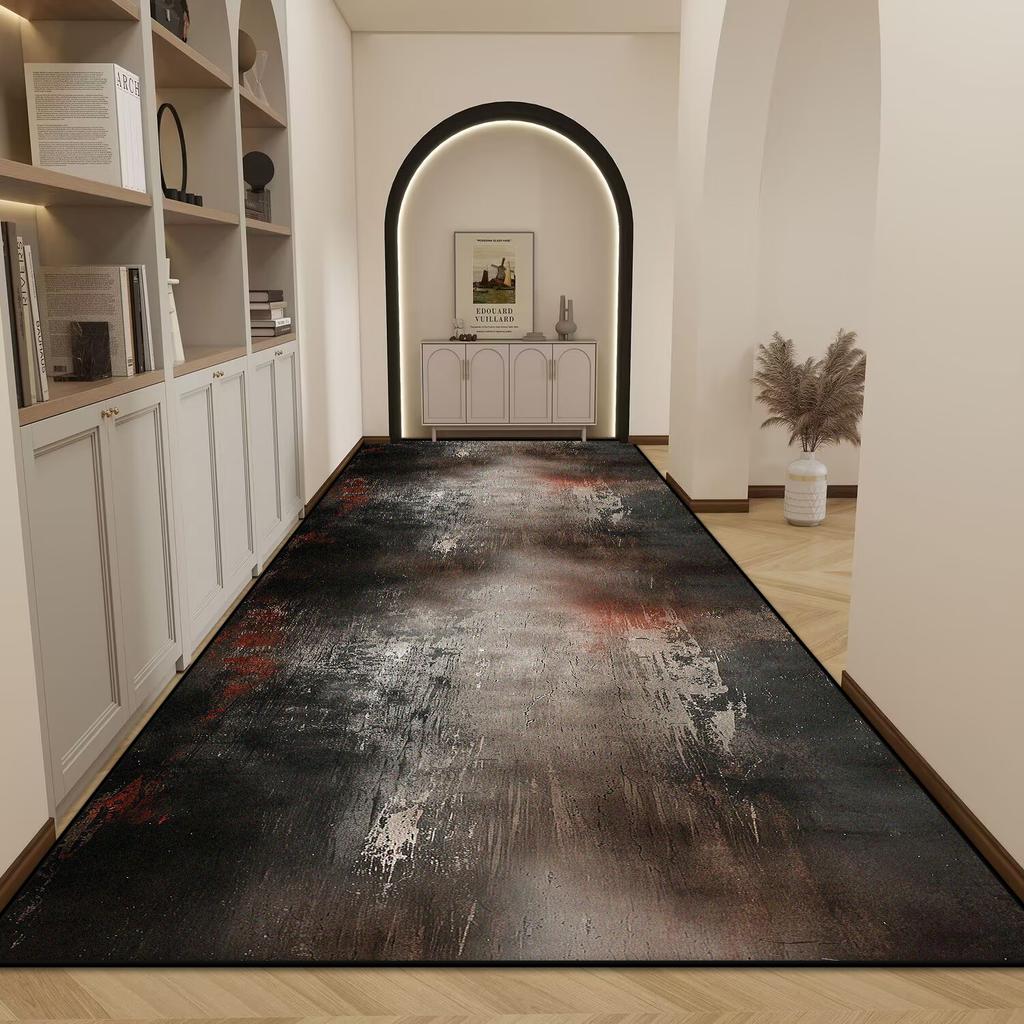 Nordic Luxury Hallway Long Rugs Stair Mat Hotel Floor Mats Abstract Carpet for Living Room Kitchen Corridor Mat Tapis Alfombra
