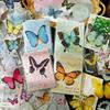 Colorful Butterfly Label Glowing Sticker Craft Materials Suitable for Classroom Decorations Party Favors Craft Set