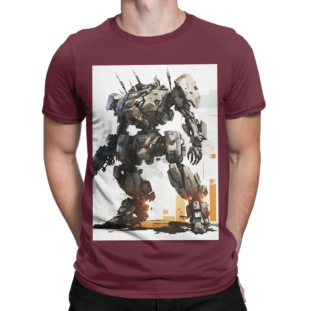 Armored Core wit Nieuwigheid 100% Katoen T-shirt Armored Core Tops T-shirts Voor Unisex
