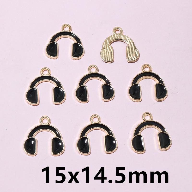 

20pcs Enamel Charms Pendants Butterfly Flower Bow Mushroom Shape DIY Jewelry Making Accessories for Earrings Necklace Bracelets