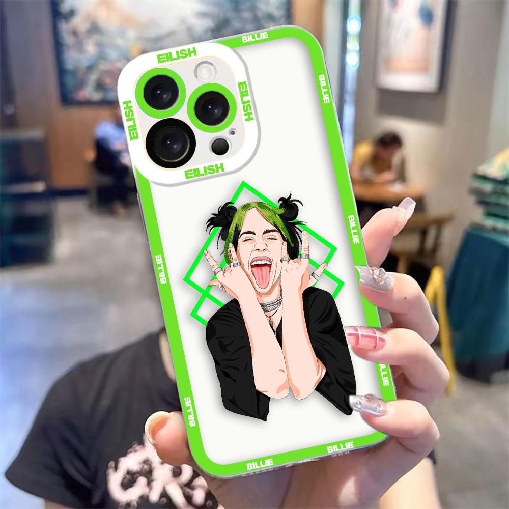 Poster B-Billies E-Eilishs Cover Clear Phone Case For Redmi Note 15 14 13 12 11 11T 11S 10 9 10S 9S 8 Pro Max Plus Shell Case
