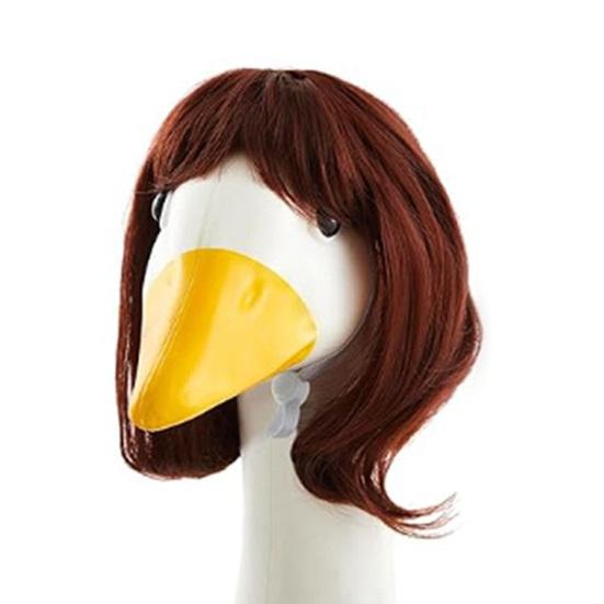 3/4Pcs Porch Goose Wig with Elastic Drawstring Lawn Goose Outfit DIY Outdoor Garden Patio Yard Goose Statue Hairpiece Decoration Accessories