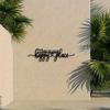 Metal Wall Art Heart Home Decor Outdoor Garden Resistant Water Fade Christmas Gift