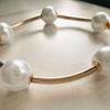 Large Coarse Ball Bead Bracelet 20mm Beaded Link Chain New Stackable Bracelet  Women's Accessories