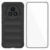 For Motorola Edge 50 Fusion 5G Case Carbon Fiber Texture PC + TPU Phone Cover with Kickstand