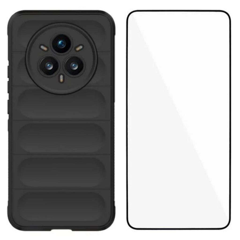 For Motorola Edge 50 Fusion 5G Case Carbon Fiber Texture PC + TPU Phone Cover with Kickstand
