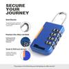 Antitheft Padlock 4 Digit Travel Combination Lock Lockers Password Lock Outdoor Gym Code Lock for Lockers Storage Box