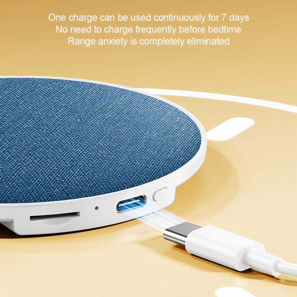 Pillow Side Sleep Aid Speaker Ultrasonic Sleep Aid High Dynamic Sound Quality Under Pillow Bluetooth Speaker TF Card Player