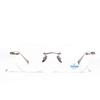 Glasses Ultra-Light Metal Titanium Glasses Men, Myopia Frame Glasses Frame, Trimmed Borderless Flat Glasses Women