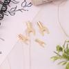 100Pcs/Pack 3.2/4.2/5.2/6.2Mm U-Shaped Brass Cable Grounding Lug Connector