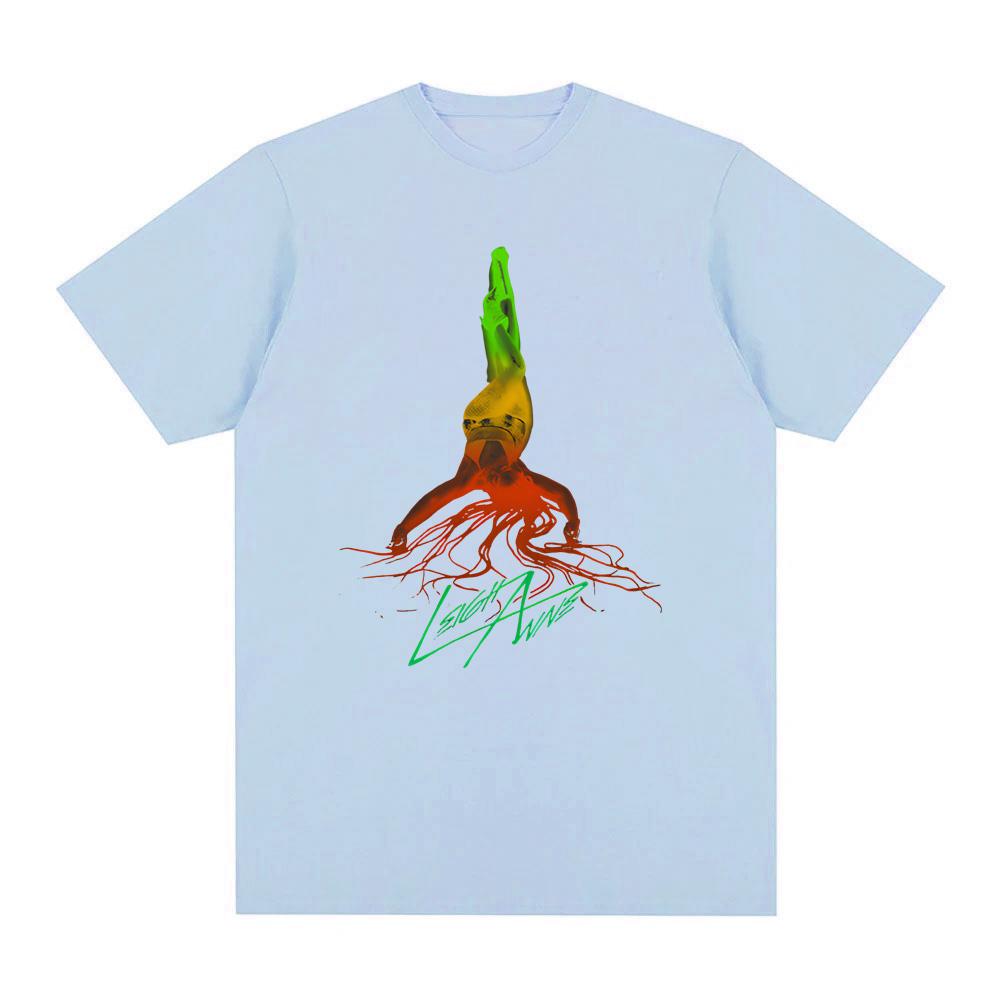 GREEN TO RED FADED BLACK T-SHIRT Leigh-Anne Pinnock Summer Sleeve 100%cotton Tshirt Round Neck Comfortable High Quality Tees