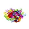 5pcs/lot Candy Color Colorful Cute Resin Bear Keychain Mini Bear With Chain For DIY Jewelry Making Finding Accessories