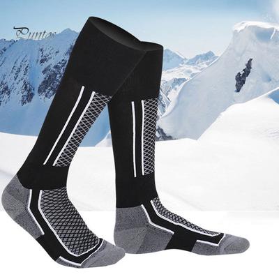 Puntos Winter Outdoor Cotton Men Women Sports Snowboard Thermal Warm Long Ski Socks