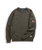 Geonjiulleunseu Cotton Raglan Pocket Sweater - Dark Khaki