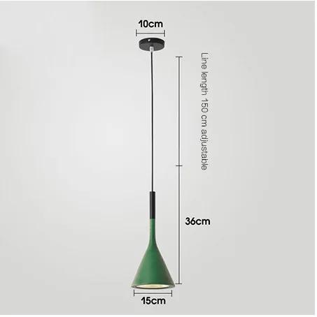 Modern Led Pendant Lights Multicolor E27 for Kitchen Fixtures Indoor Bedroom Dining Room Hanging Lamp Lampshade Home Chandeliers