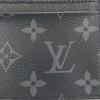 Used LOUIS VUITTON Coin Case Coin Card Holder M30271 Monogram Eclipse/Taiga Noir Black Accessory
