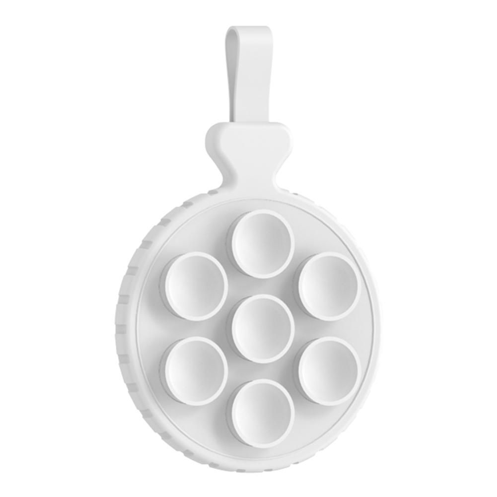 

Magnetic Suction Cup Phone Mount with Hand Strap Mirror Shower Phone Holder Hands-Free Phone Stand for iPhone 15/14/13/12 Serie белый