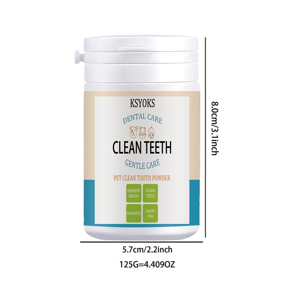 Pet tooth powder can remove hidden residue and improve dull teeth
