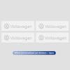 4/8pcs Car Accessories Nickel Metal Interior Badge Stickers For Volkswagen VW Golf Jetta Passat mk4 mk5 mk6 CC B5 B6 B7 Golf 4
