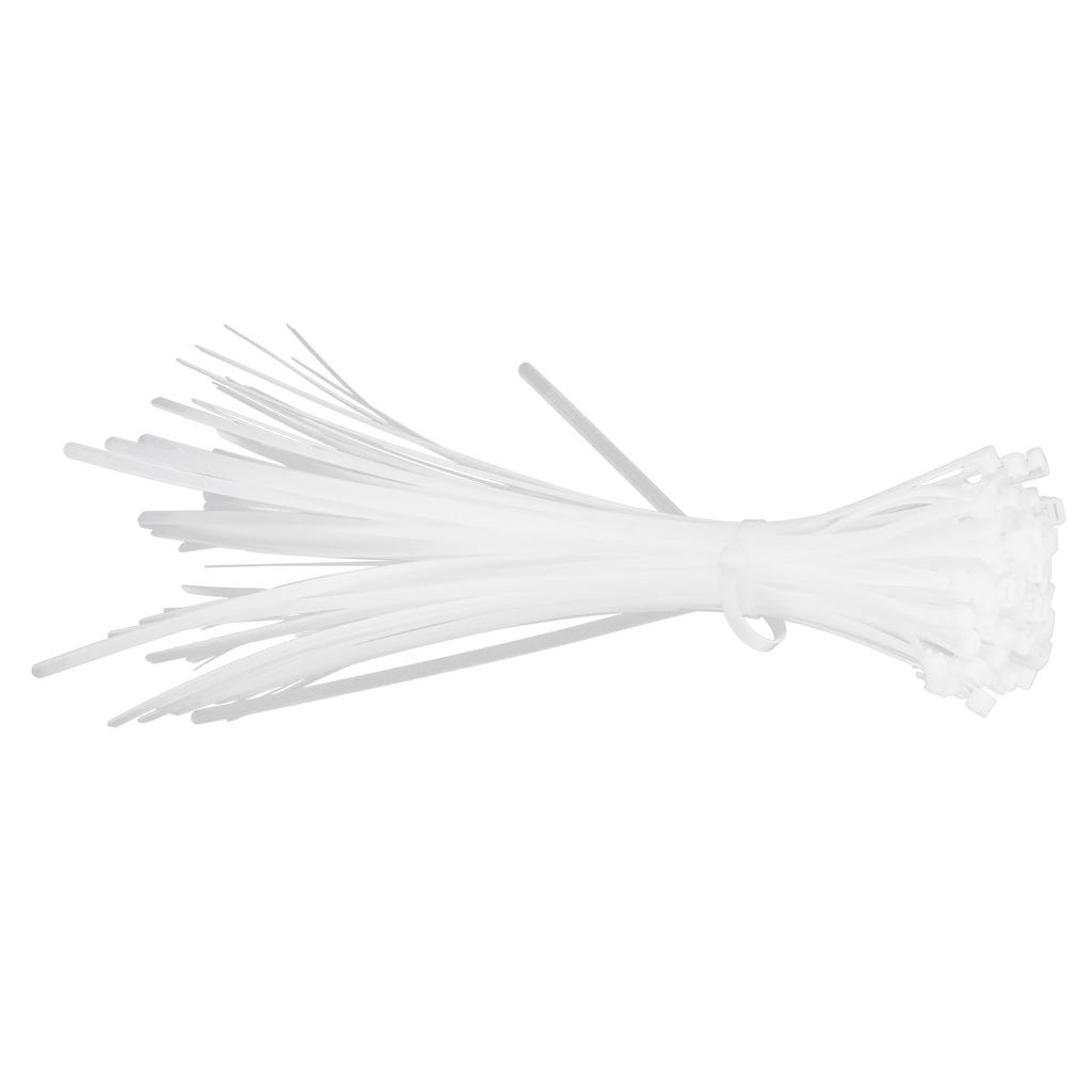 100Pcs Cable Ties Multiple Use Fastener Thick Thin Nylon Zip Wraps Supplies 8 x 400