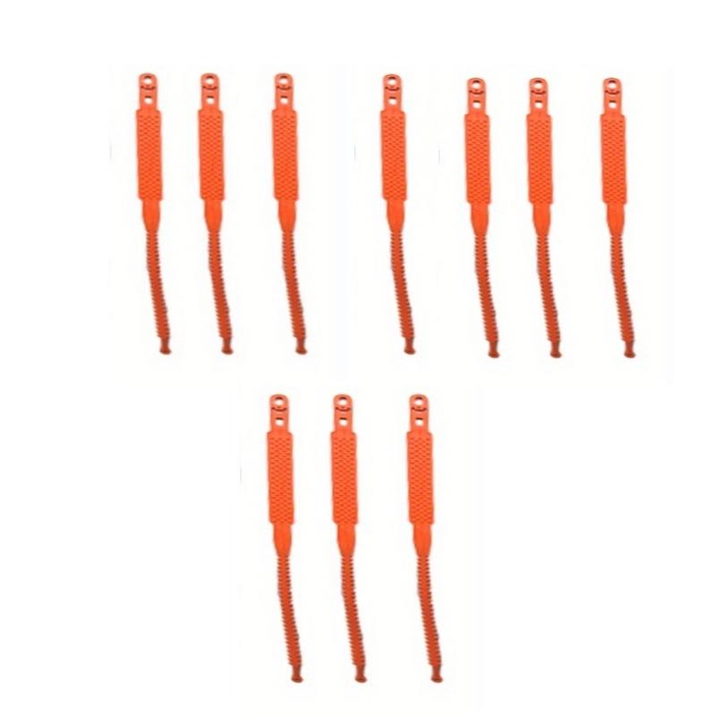 10pcs Automotive Tire Anti-Skid Snow Cha For Sedans Off-Road Vehicles SUV Vans Universal Winter Safety Equipment