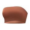 Plus Size Seamless Ice Silk Anti Slip Push Up Comfortable Breathable Women Bandeau Bra