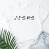 2027 Jesus Is King Letter Print Unisex Tshirt Christian Faith Hope Love Harajuku T Shirts Religion Oneck Tops Tees Streetwears