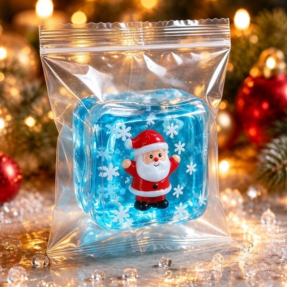 Soft Squeeze Ice Cube Squishy Toy Sensory Ice Cube Fidget Toy Happy Maltose Toy Halloween Decor