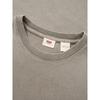 Levis Casual Comfortable Simple Embroidered Logo Ribbed Crew Neck Short Sleeve T-Shirt Men T-Shirts Gray-Green 003MZ-0002