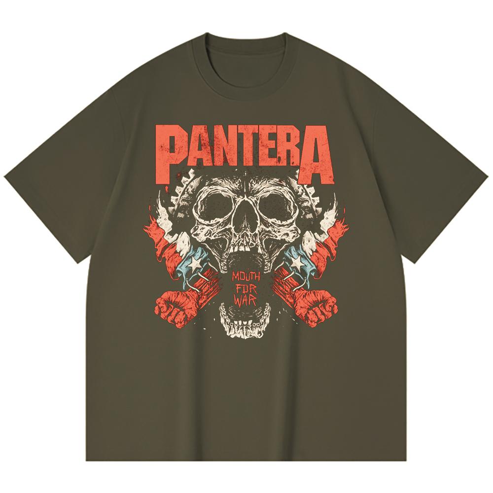 230 Gsm 100% Cotton Heavy Metal T-Shirt  Rock Band Popular Music Print Unisex Heavy Cotton T Shirt