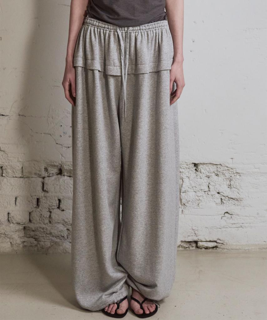 Wenio Layered Wide Sweatpants_2Color