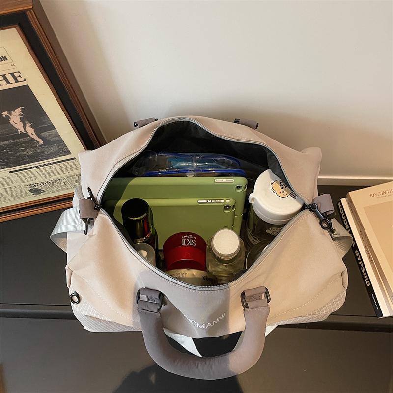 Short-Distance Travel Bag Women's Lightweight Multifunctional Crossbody Bag Sports Fitness Bag Large Capacity Storage Bag
