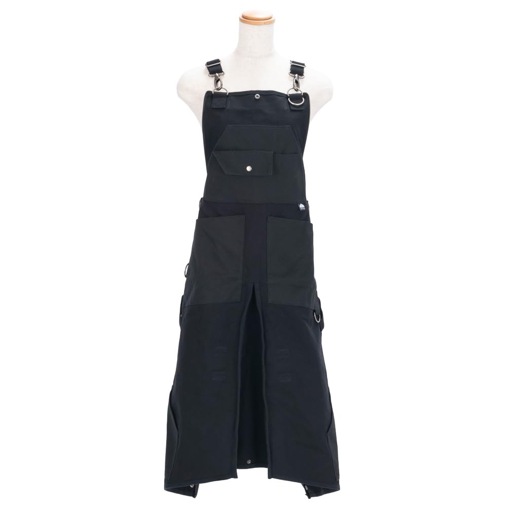 Nakabayashi HIPPOSS 5-Way Flame-Retardant Apron Bag HPS-FWA01-BK, Medium