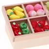 Market Fruit Shelf Miniature Stall Shelf Model Grocery Store Accessories Role Play Supermarket for Market Doll House