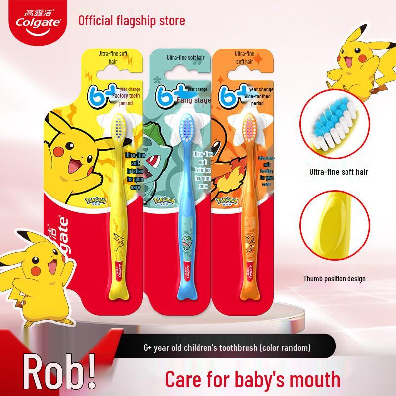 Colgate Kids Pokémon Soft Toothbrush (6-12 Years)