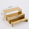 Metal Shoe Handbag Display Riser Stand Stainless Steel Shoe Bag Riser Holder Jewelry Display Riser Shelf Showcase Fixtures