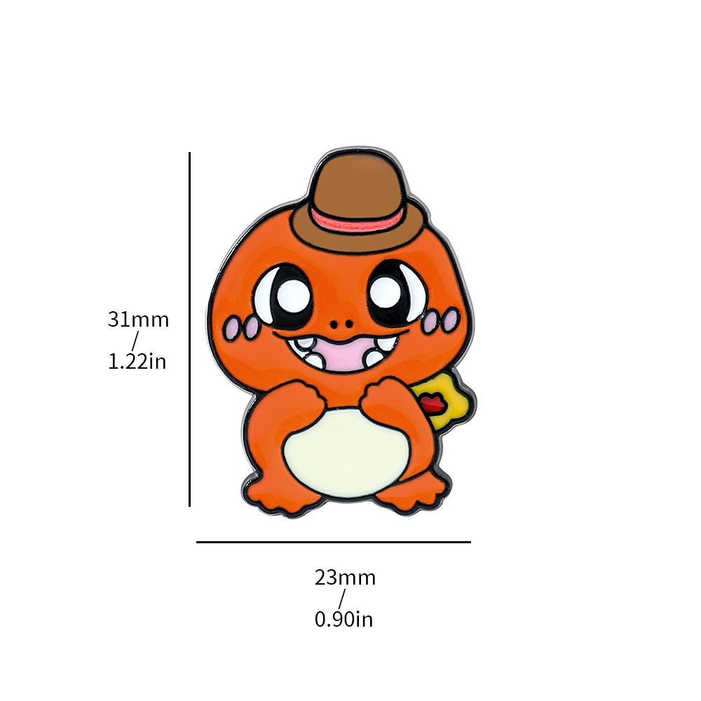 Süße Pokemon Metallabzeichen: Gengar & Enton Brosche