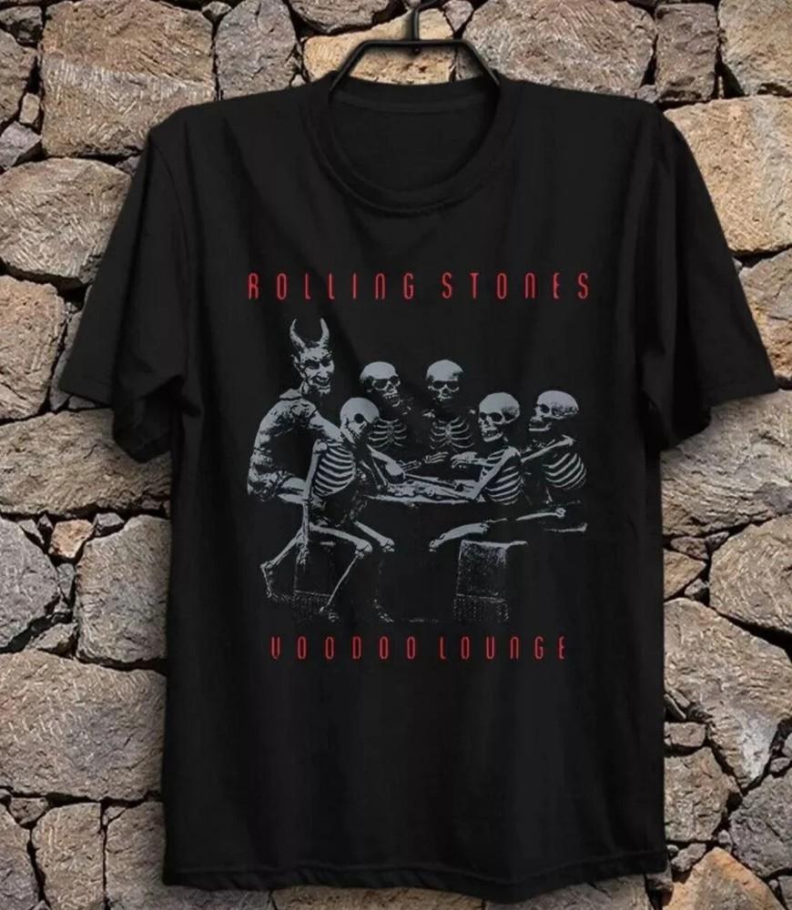 The Rolling Stones Voodoo Lounge World Tour 94-95 Vintage Skeleton T-Shirt Unisex T-Shirt M