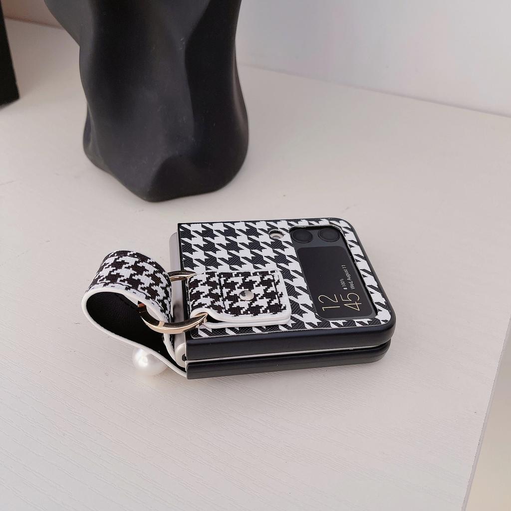 Applicable to Huawei P50Pocket mobile phone case zflip3 wrist strap bracket zflip4 Japanese and Korean anti-drop protective case