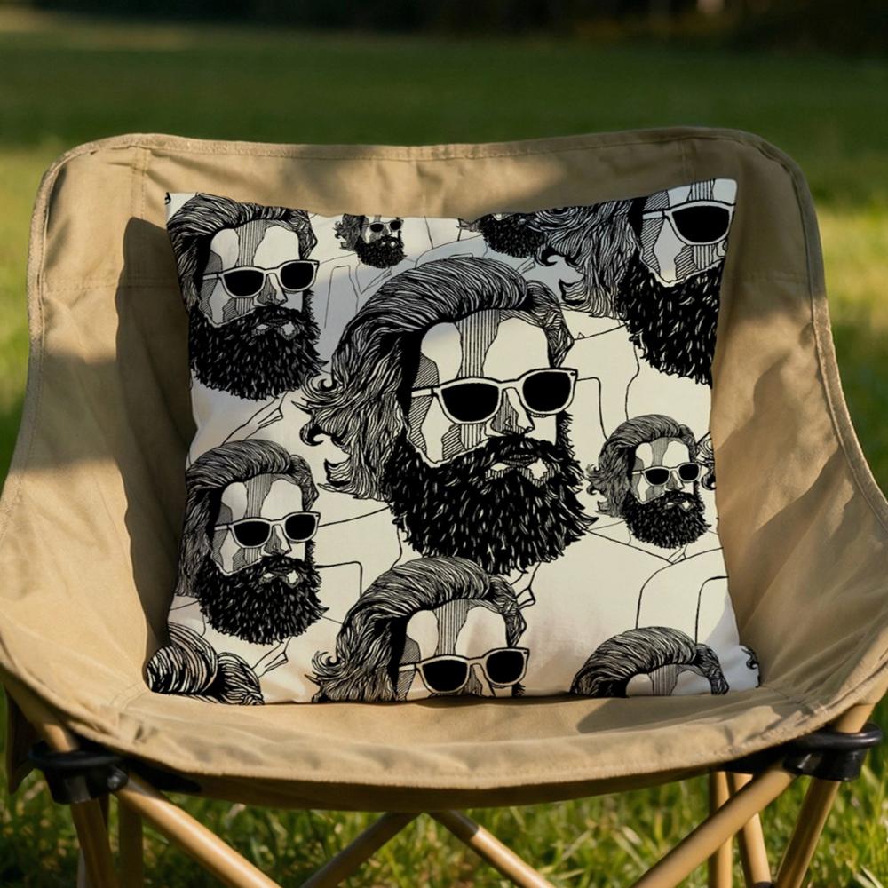 

Father JJohn Misty Cushion Cover Soft Reversible Durable Pillow Cover MultiScene Use for Home Car Daily Comfort 30x30cm