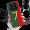 Futbolowy Numer 7 10 19 Odporne na Wstrząsy Etui na Telefon dla Xiaomi Redmi Note 15 14 13 12 Pro Plus 11 11S 11T 5G Pokrowiec Anty Upadkowe Fundas