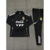 Adult National Team Soccer Training Jerseys Long Sleeve Half Zip Cotton Blend Sports Wear