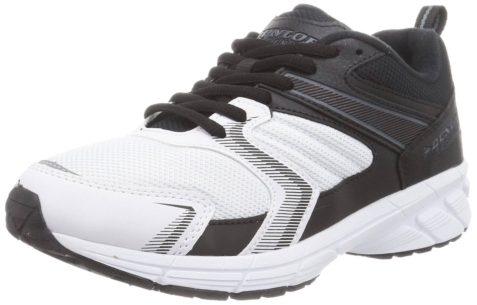 

DUNLOP REFINED DM2001 4E Lightweight and Running Size cm Men s Wide, Water-Repellent, Walking, Jogging, Sneakers, White/Black, 26.0