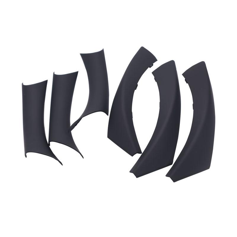 Für BMW 3 Serie E90 E91 E92 316 318 320 325 328i 2004-12 Carbon Textur Auto Innen tür Armlehne Griff Pull Rahmen Abdeckung