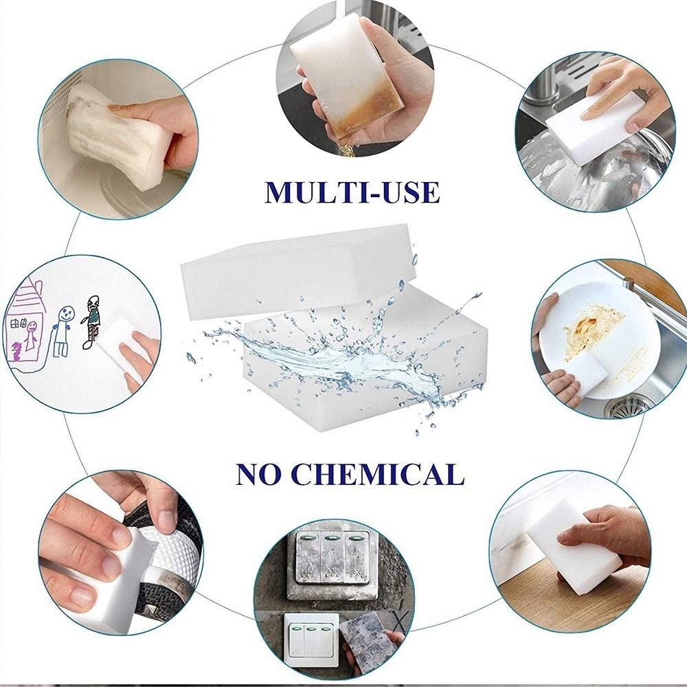 20/50/200 PCS Melamine Sponge Cleaning Tools Useful Thing For Kitchen Accessories Home Reusable Washable Melamine Sponge Magic