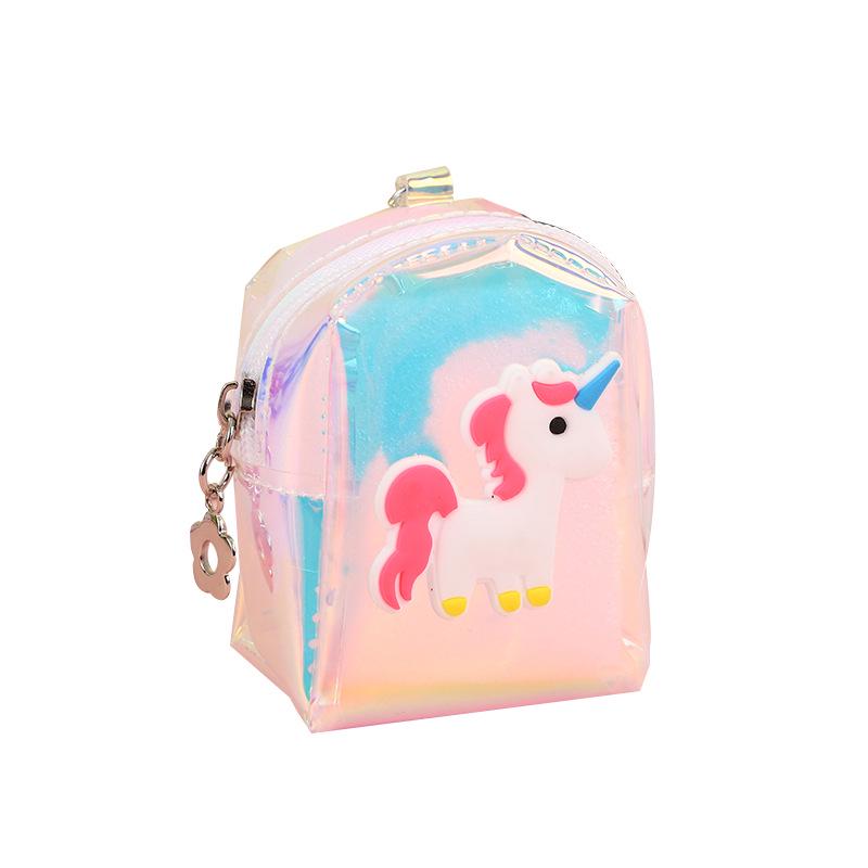 Korean-Style Cute Cartoon Mini Coin Purse & Key Pendant